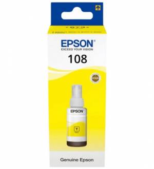 Tusz Epson EcoTank ET108 T09C4 70ml żółty