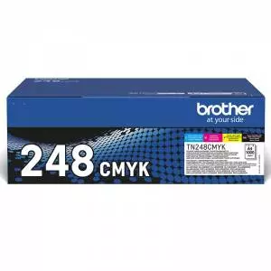 4 oryg. tonery Brother TN-248 CMYK