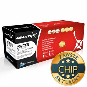 Toner ASARTO do HP 207CN W2211X 2450 stron chip cyjan