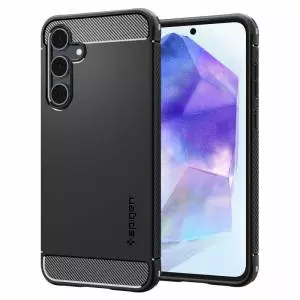 Etui Spigen Rugged Armor do Galaxy A55 5G Matte Black