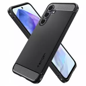 Etui Spigen Rugged Armor do Galaxy A55 5G Matte Black