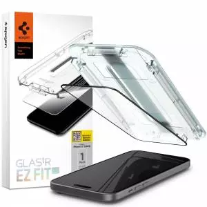 Szkło hartowane Spigen Glas.tr ”ez Fit”  Iphone 15 Black