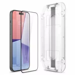 Szkło hartowane Spigen Glas.tr ”ez Fit”  Iphone 15 Black