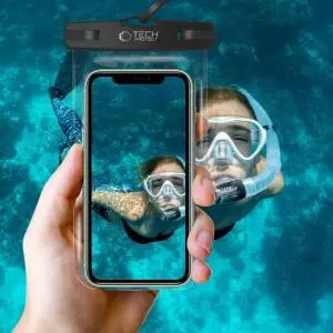 Uniwersalne etui wodoodporne Tech-protect 6-9 cala, różowe