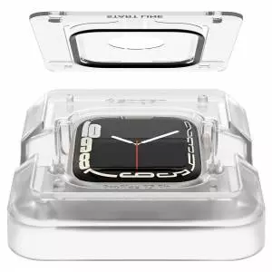 Szkło hybrydowe Spigen Proflex ”ez Fit” 2-pack do Apple Watch 7, 8, 9 45mm