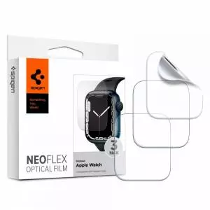 Folia ochronna Spigen Neo Flex 3-pack Apple Watch 4, 5, 6, 7, 8, 9, SE 44 i 45mm