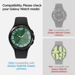 Szkło hartowane Spigen Glas.tr ”ez-fit” 2-pack Galaxy Watch 6 Classic 47mm