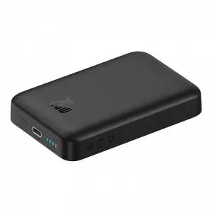Powerbank Magnetyczny Baseus Magnetic Mini 10000mAh, USB-C 20W MagSafe, czarny