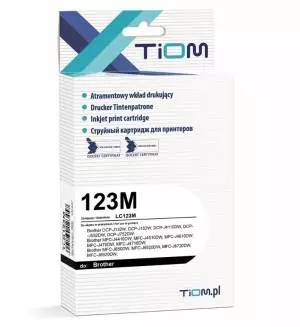 Tusz Tiom do Brother 123M LC123M 600 stron magentaa