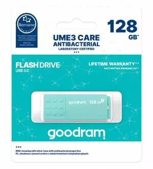 Pendrive GOODRAM UME3 Care 128GB USB 3.0 Miętowy