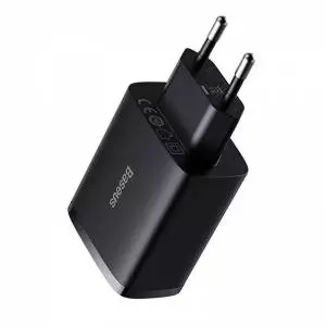 Ładowarka sieciowa Baseus Compact Quick Charger, 3x USB, 17W czarna