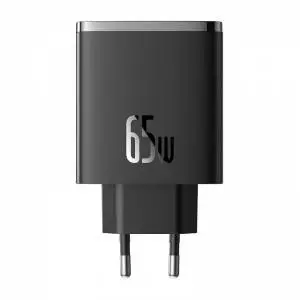 Ładowarka sieciowa Baseus OS-Cube Pro 2xUSB-C + USB, 65W czarna