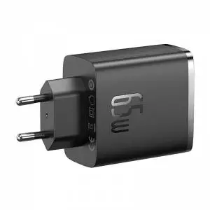 Ładowarka sieciowa Baseus OS-Cube Pro 2xUSB-C + USB, 65W czarna