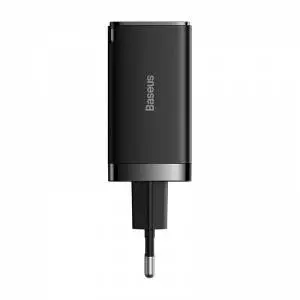 Ładowarka sieciowa Baseus GaN5 Pro 2xUSB-C + USB, 65W czarna