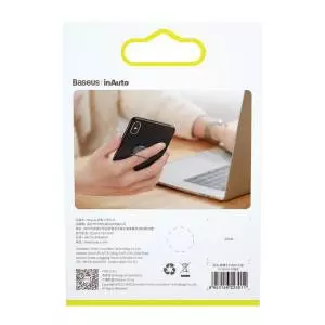 Uchwyt pierścień, ring holder Baseus Invisible do telefonu szary
