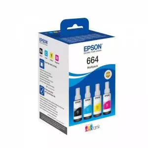 Zestaw Epson EcoTank 664 - 4 kolory x 70ml CMYK