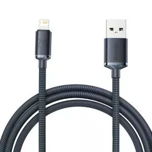 Kabel USB do Lightning Baseus Crystal Shine, 2.4A, 2m czarny