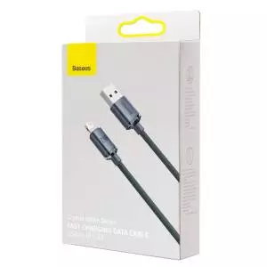 Kabel USB do Lightning Baseus Crystal Shine, 2.4A, 2m czarny