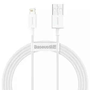 Kabel USB do Lightning Baseus Superior Series, 2.4A, 1.5m biały