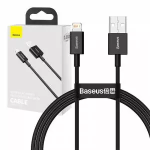 Kabel USB do Lightning Baseus Superior Series, 2.4A, 1m czarny