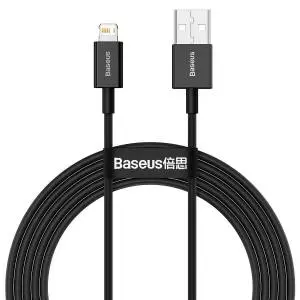 Kabel USB do Lightning Baseus Superior Series, 2.4A, 1m czarny