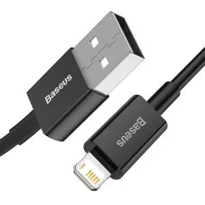 Kabel USB do Lightning Baseus Superior Series, 2.4A, 1m czarny