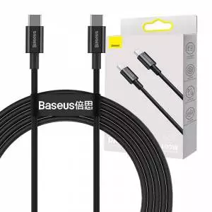 Kabel USB-C do USB-C Baseus Superior Series, 100W, 2m czarny