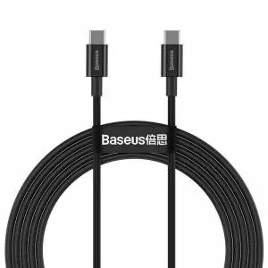 Kabel USB-C do USB-C Baseus Superior Series, 100W, 2m czarny