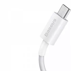 Kabel USB do micro USB Baseus Superior Series, 2A, 1m biały