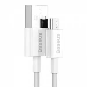 Kabel USB do micro USB Baseus Superior Series, 2A, 1m biały