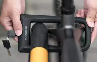 Zapięcie rowerowe Rockbros RKS626-BK podwójny zamek