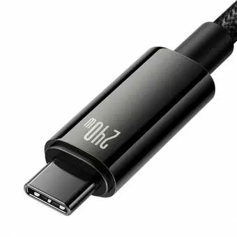 Kabel USB-C do USB-C Baseus Tungsten Gold 240W 3m czarny