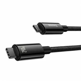Kabel USB-C do USB-C Baseus Tungsten Gold 240W 3m czarny