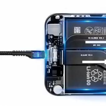 Kabel USB do USB-C sprężynowy Baseus Spring 1m 2A czarne