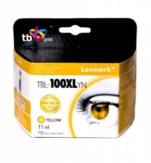 TB Print Tusz do Lexmark Pro205  Yellow 100%nowy TBL-100XLYN
