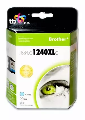 TB Print Tusz do Brother LC1240XL Błękitny TBB-LC1240XLC