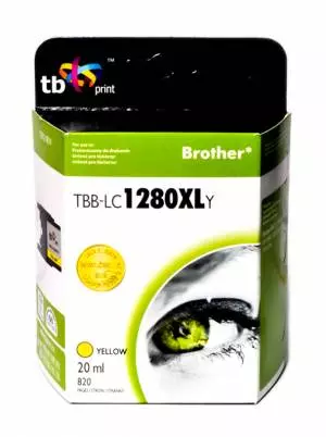 TB Print Tusz do BrotherLC1280XL ŻÓŁTY TBB-LC1280XLY