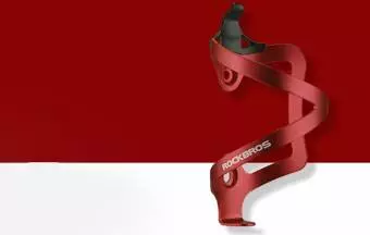 Koszyk na bidon Rockbros 2017-11BRD aluminiowy Czerwony