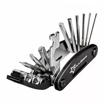 Wielofunkcyjne Narzędzie Do Naprawy Roweru Zestaw Kluczy Rockbros GJ1601 Czarne