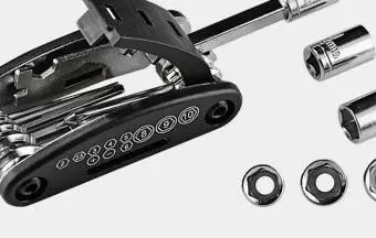 Wielofunkcyjne Narzędzie Do Naprawy Roweru Zestaw Kluczy Rockbros GJ1601 Czarne