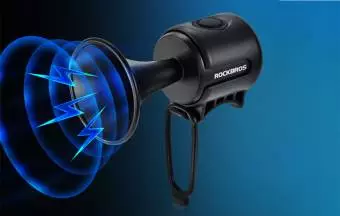 Dzwonek Rowerowy Rockbros EH-2 120 dB Czarny