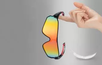 Okulary Rowerowe Fotochromowe Rockbros 10135R Czerwone