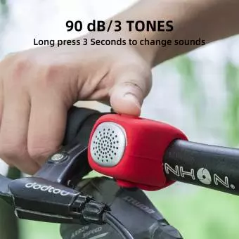 Rowerowy Dzwonek Elektryczny Rockbros CB1709 Czerwony