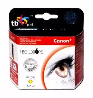 TB Print Tusz TBC-L006YE (Canon BCI6Y) Żółty 100% nowy