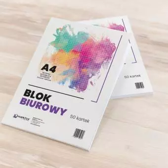 Blok biurowy Wektor A4 50 kartek w kratkę
