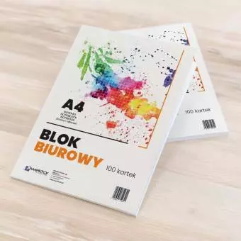 Blok biurowy Wektor A4 100 kartek w kratkę