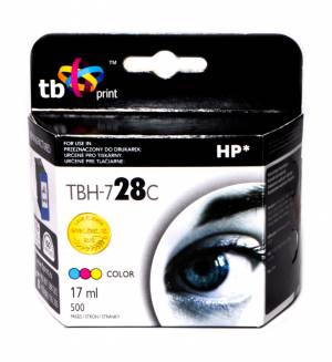 TB Print Tusz TBH-728C (HP Nr 28 - C8728A) Kolor refabrykowany
