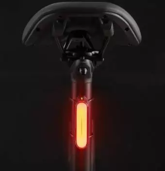 Lampka tylna Rockbros magnetyczna, IPX6, czujnik hamowania, 400mAh, 36h