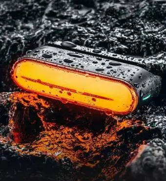 Lampka tylna Rockbros magnetyczna, IPX6, czujnik hamowania, 400mAh, 36h