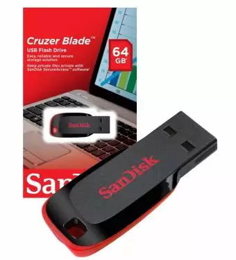 Pendrive SanDisk Cruzer Blade USB Flash Drive 64GB